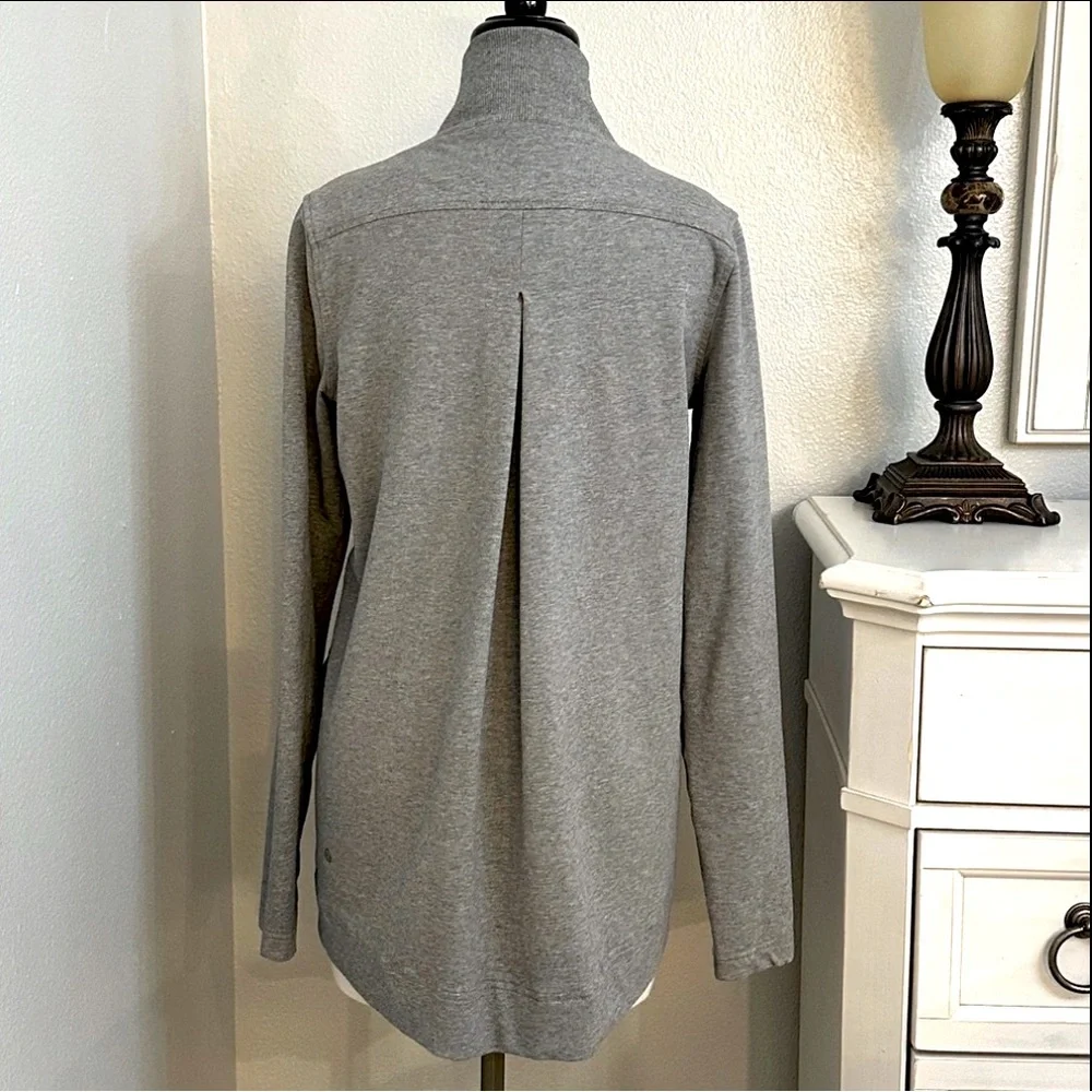 Lululemon Coast Wrap Heathered Medium Grey Jacket‎ Size 6